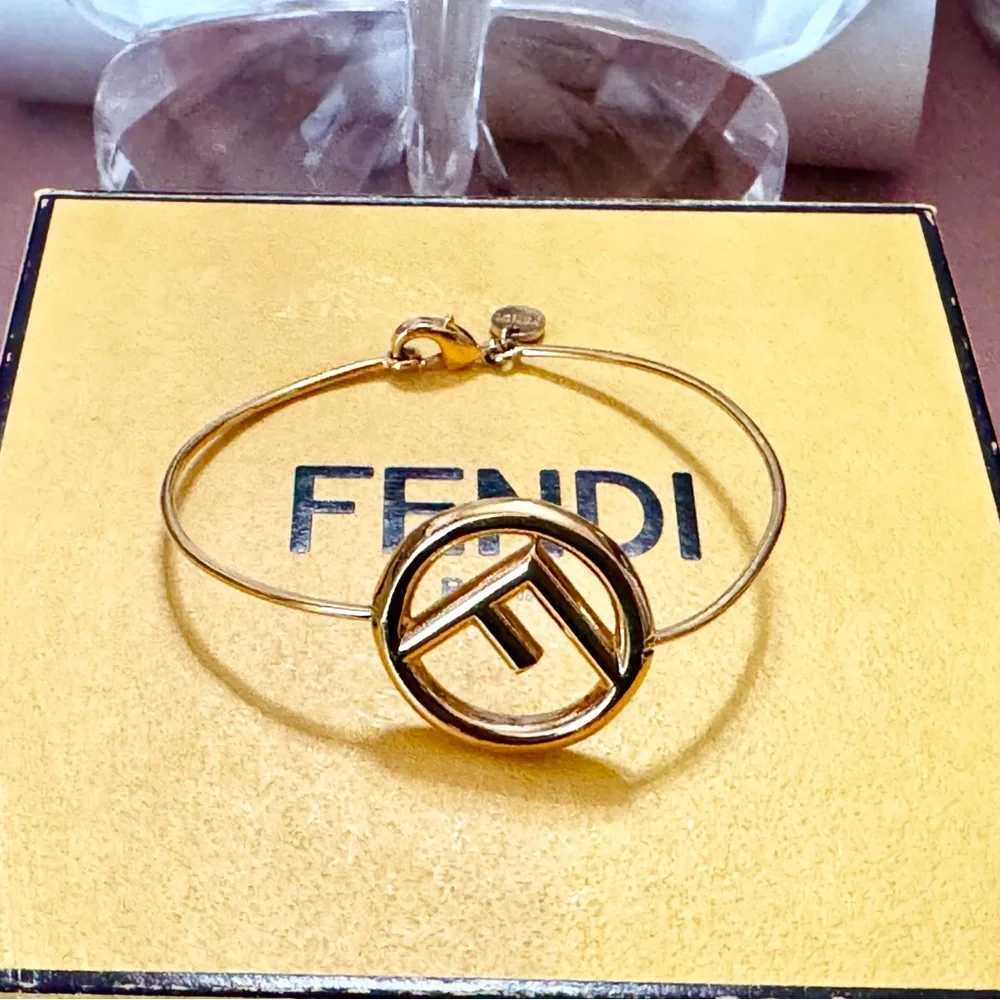Gold Fendi Bracelet